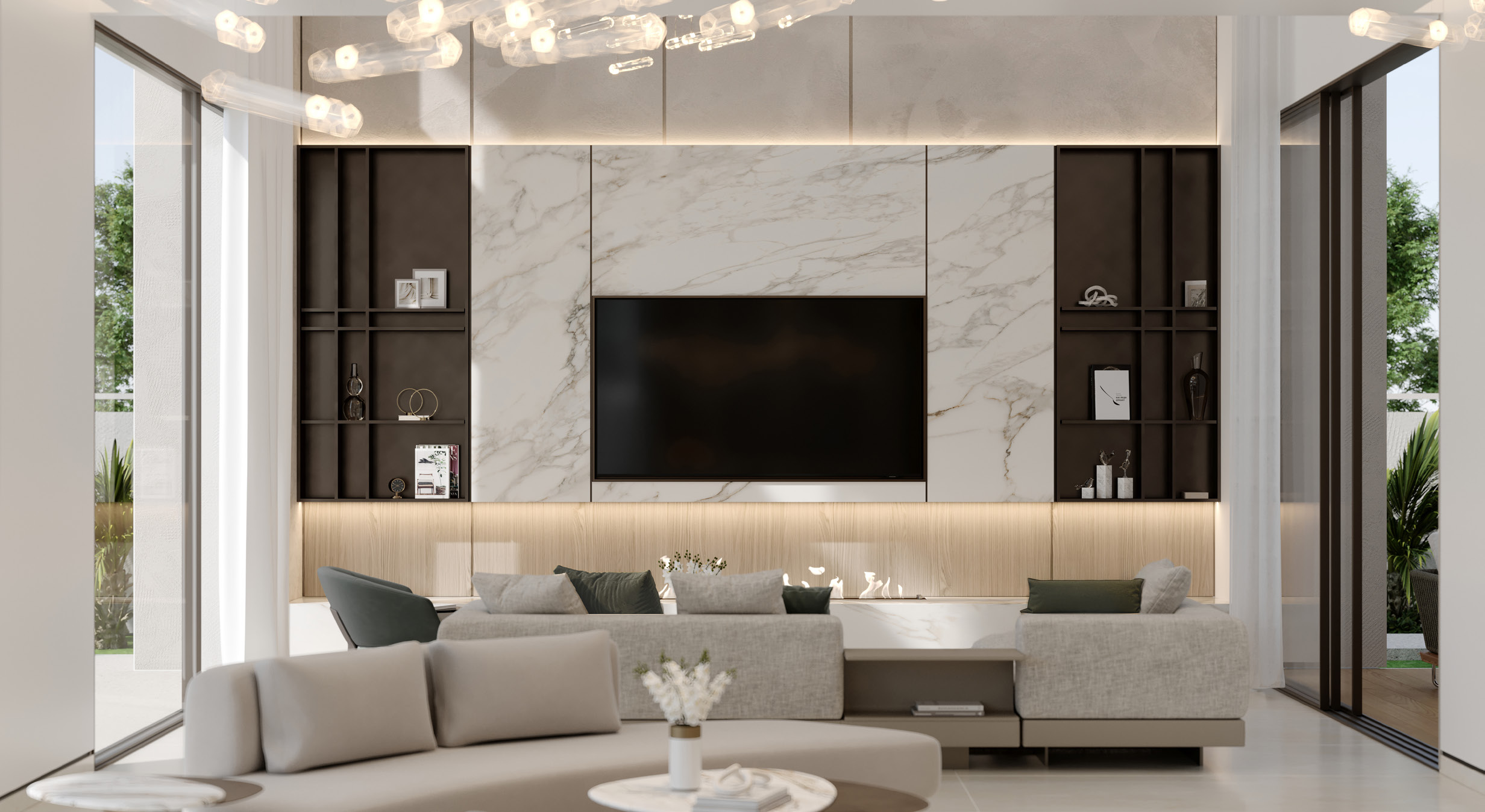 Cedarwood Estates South — living room